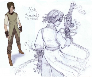 Kalara First Sketch by Angela R. Sasser