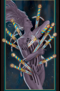 Radiant Fates Tarot - X of Swords