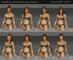 Melakim Tattoo Variations