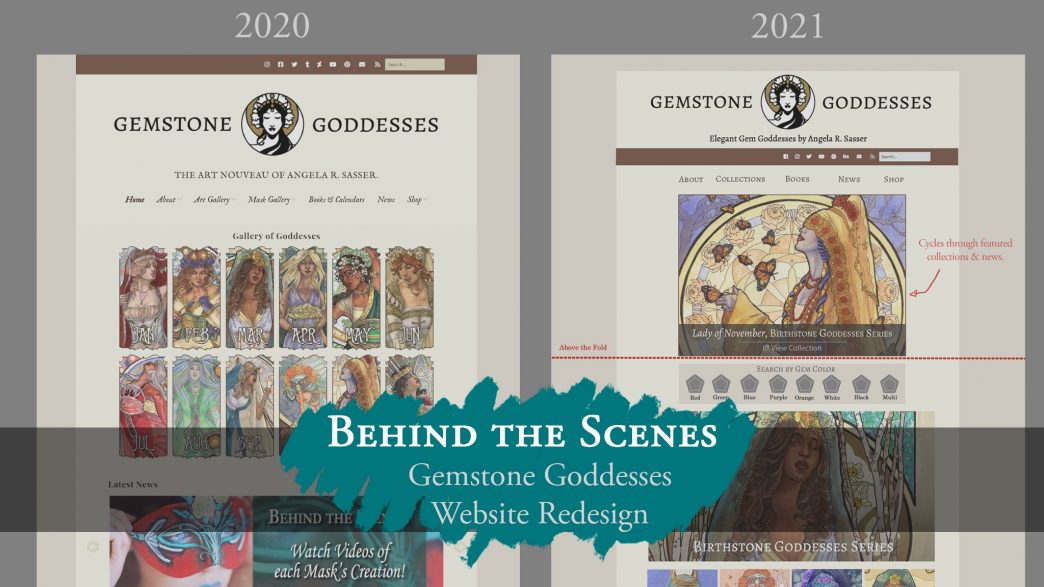 Behind the Scenes: Gemstone Goddesses Website Redesign